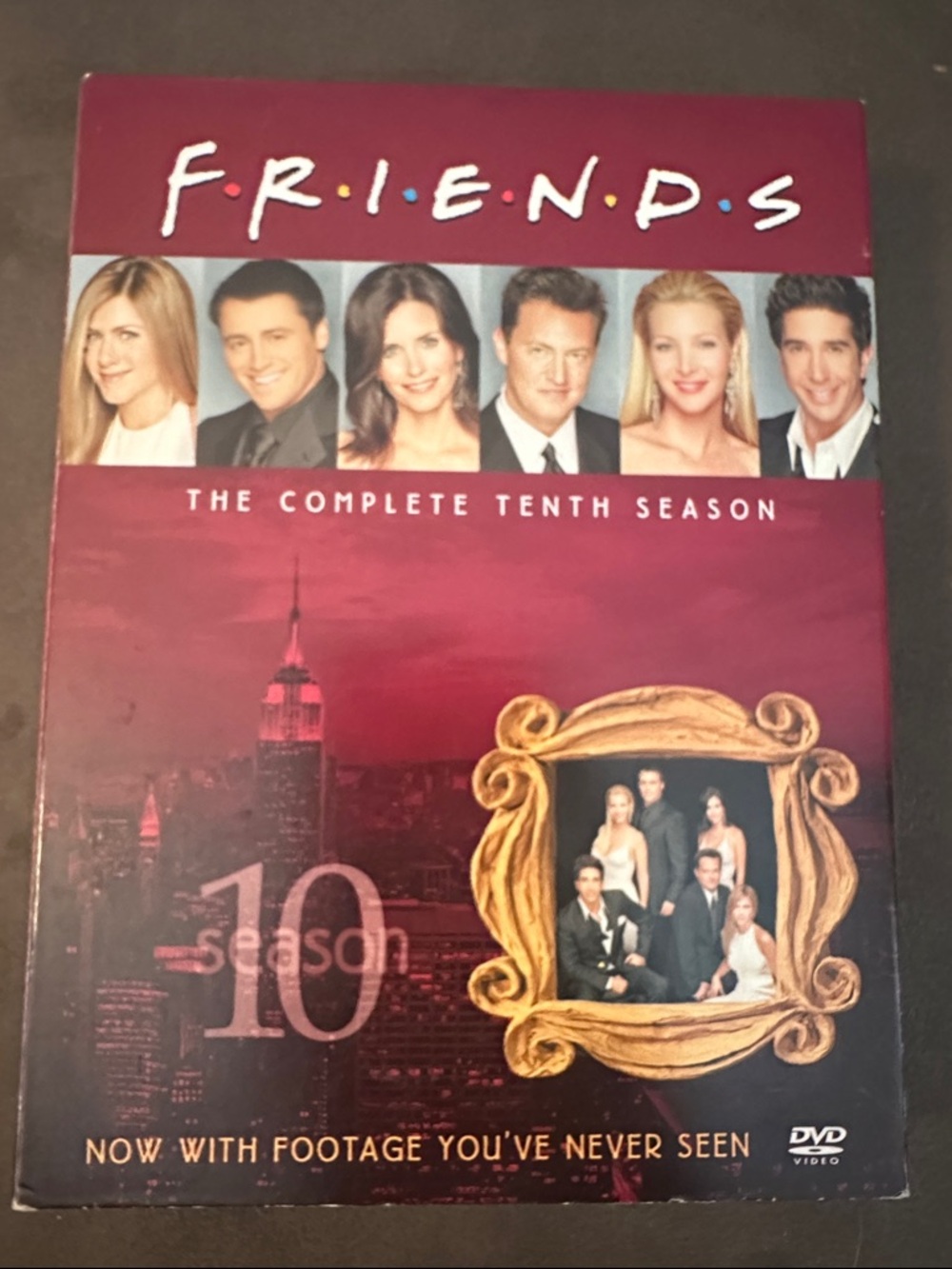 FRIENDS Complete Tenth Season DVD Box Set - Maroon and Gold